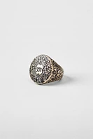 2-PACK OF SKULL-HEWN RINGS KATE MOSS X ZARA