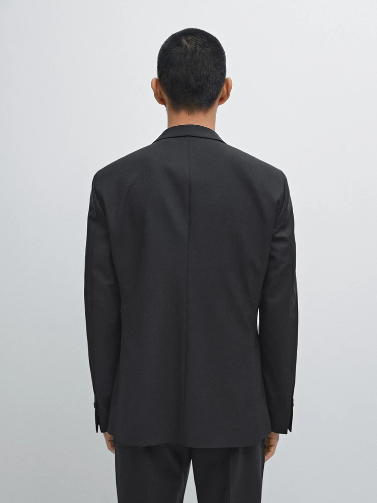 100% wool suit blazer