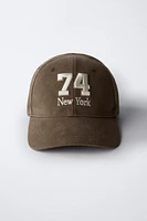 EMBROIDERED VARSITY CAP