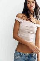 DRAPED CROP TOP