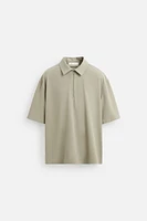 TECHNICAL ZIP POLO SHIRT
