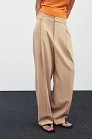 PANTALON À PLIS
