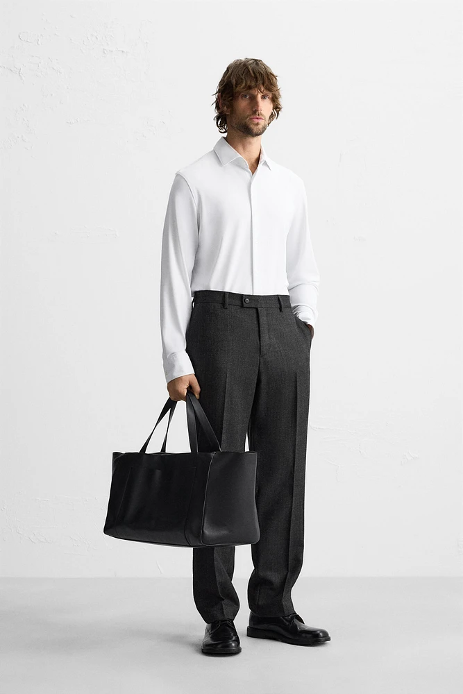 CHEMISE ÉLASTIQUE TEXTURÉE