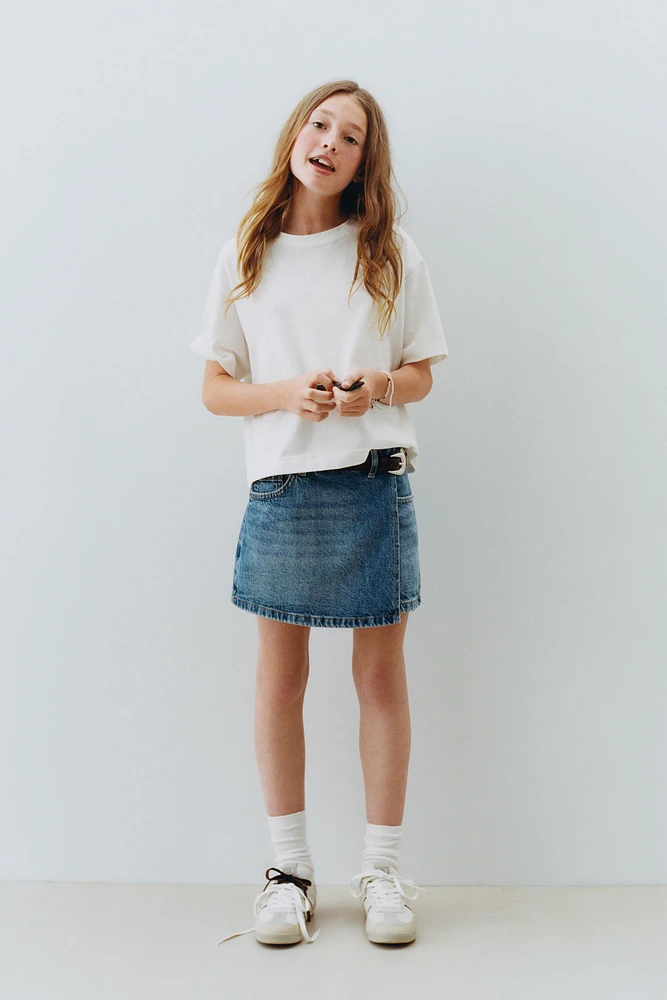 JUPE-SHORT EN JEAN