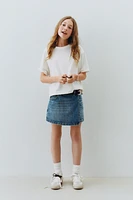 JUPE-SHORT EN JEAN