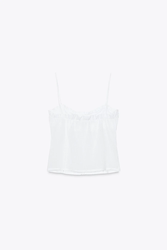EMBROIDERED TOP