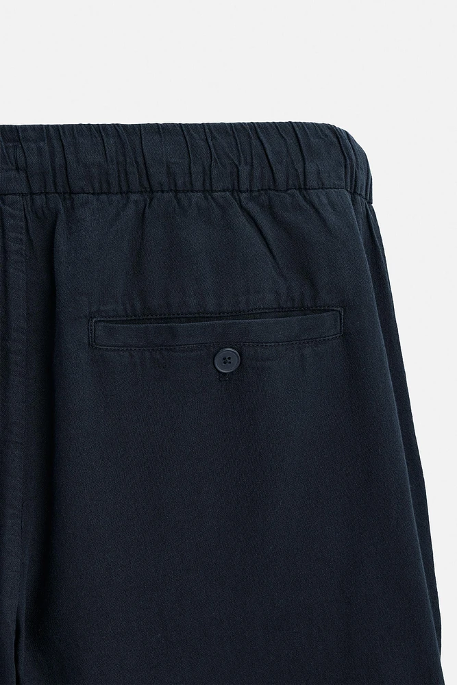 COTTON-LINEN PANTS