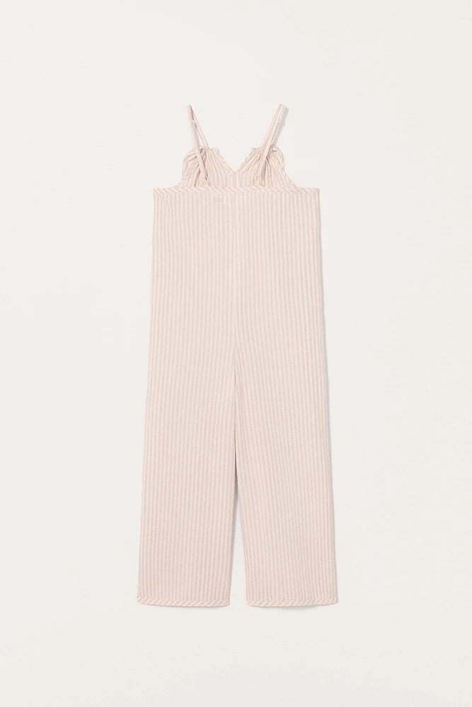 LIMITED EDITION STRIPED LONG JUMPSUIT
