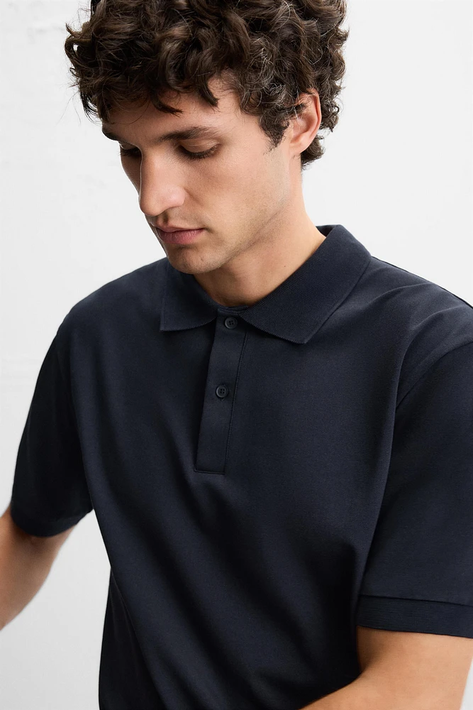 BASIC TEXTURED WEAVE PIQUÉ POLO