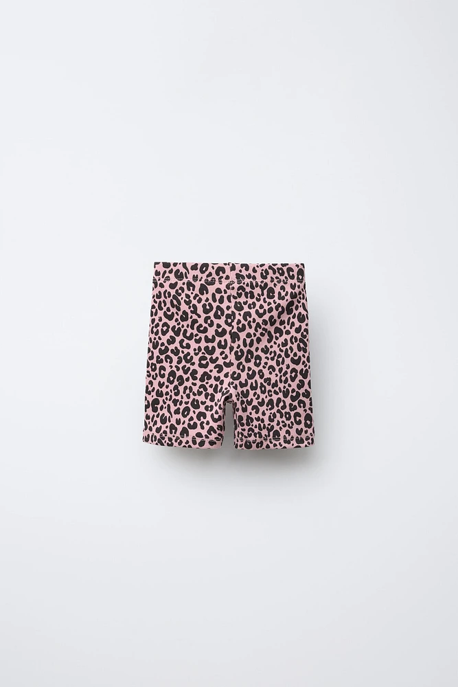 RIBBED BIKE SHORTS