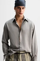 LIMITED EDITION VISCOSE STRIPE SHIRT