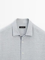 Chemise regular fit chinée