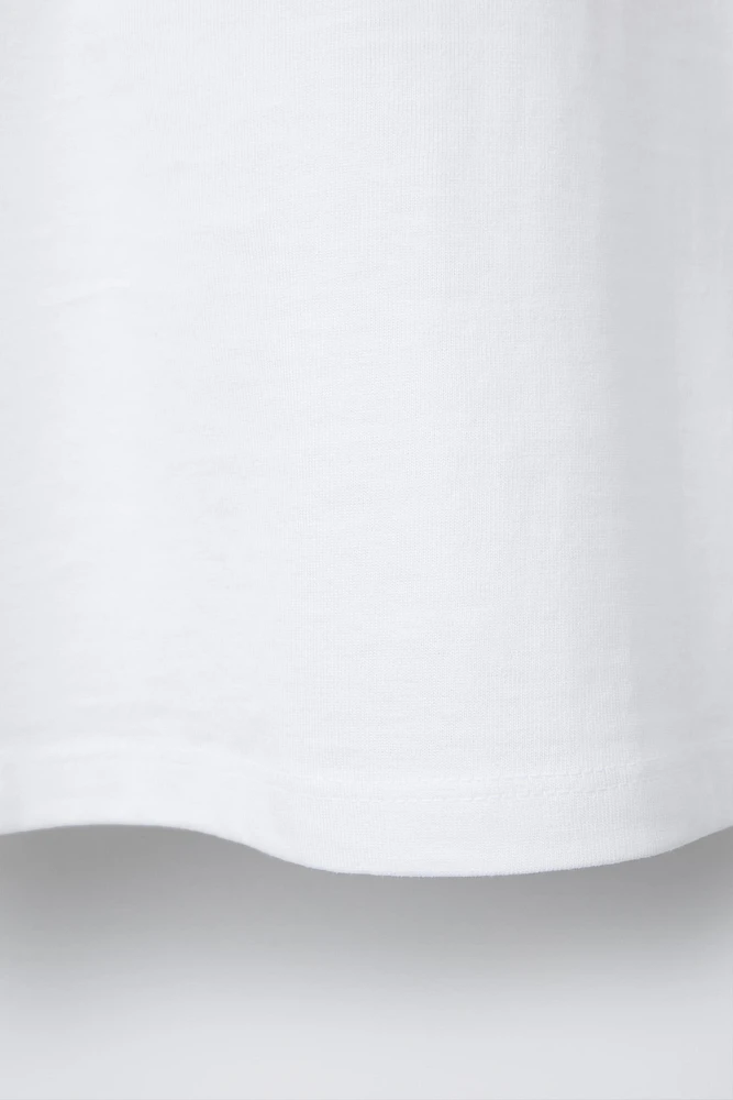 SWISS EMBROIDERED RUFFLE TOP