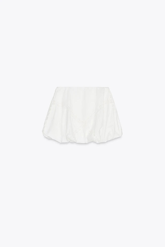 EMBROIDERED MINI SKIRT