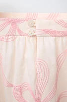 ROBE LACETS BRODÉS