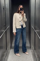 Z1975 STRAIGHT HIGH WAIST LONG LENGTH JEANS
