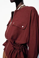 LINEN SAFARI JACKET