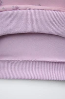 FLORAL ORGANZA SWEATSHIRT