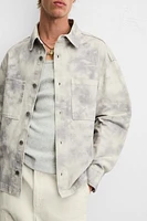 ABSTRACT PRINT OVERSHIRT