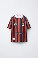 KINGS LEAGUE © STRIPED POLO SHIRT