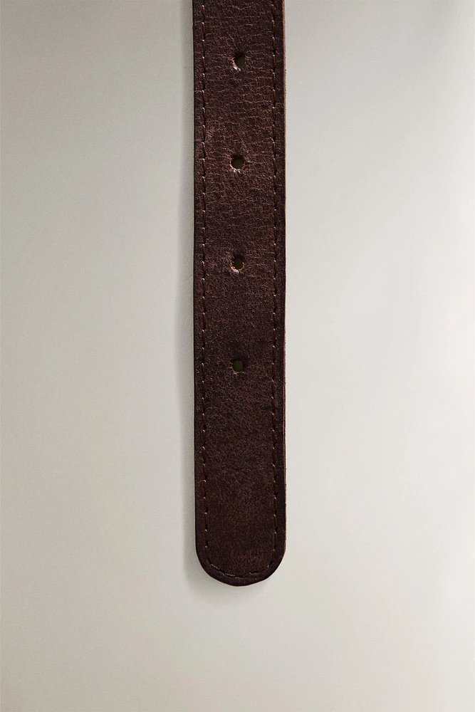 COLLIER CUIR TRESSE CHIENS
