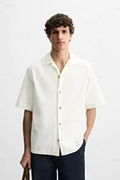 RELAXED FIT EMBROIDERED SHIRT
