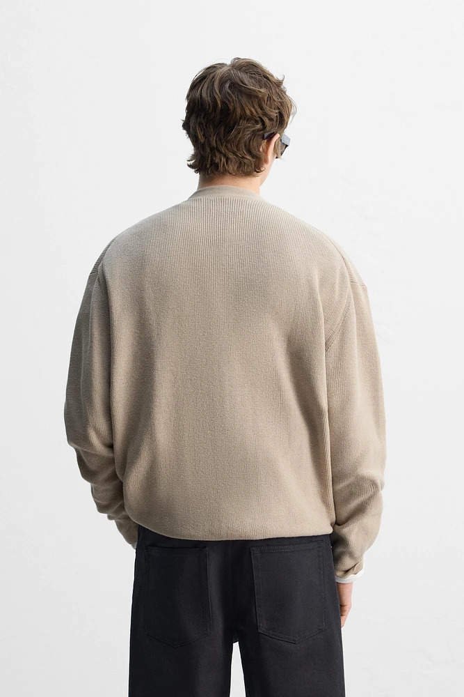 COTTON BLEND CARDIGAN
