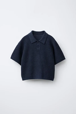 POLO EN MAILLE WAFFLE