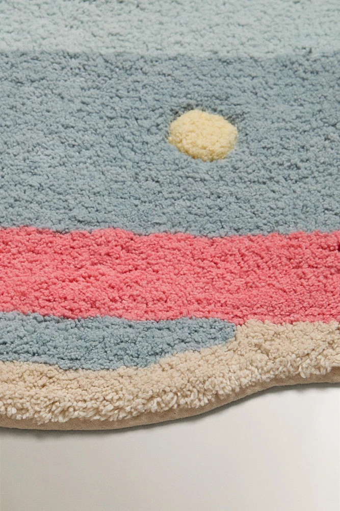 TAPIS DE BAIN ENFANT SOUCOUPE VOLANTE
