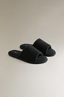 CHAUSSONS OUVERTS TISSU ÉPONGE SALLE DE BAIN