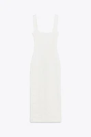 ROBE DÉCOLLETÉ CARRÉ STRETCH