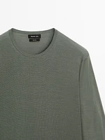100% merino wool knit sweater