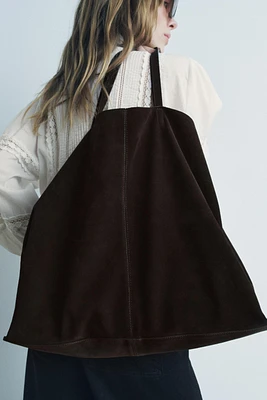 MAXI SAC SHOPPER EN DAIM