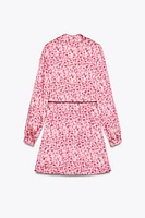 ROBE COURTE À IMPRIMÉ FLORAL