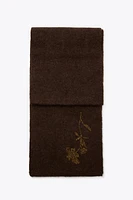BEADED ALPACA WOOL BLEND SCARF