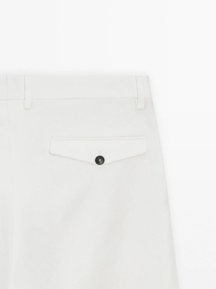 Pantalon de costume 100 % lin