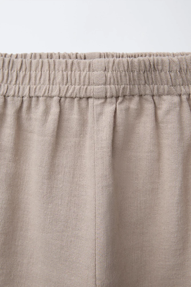 PANTALON JUPE-CULOTTE BRODÉ