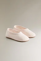 CHILDREN'S ELASTIC BALLET FLATS