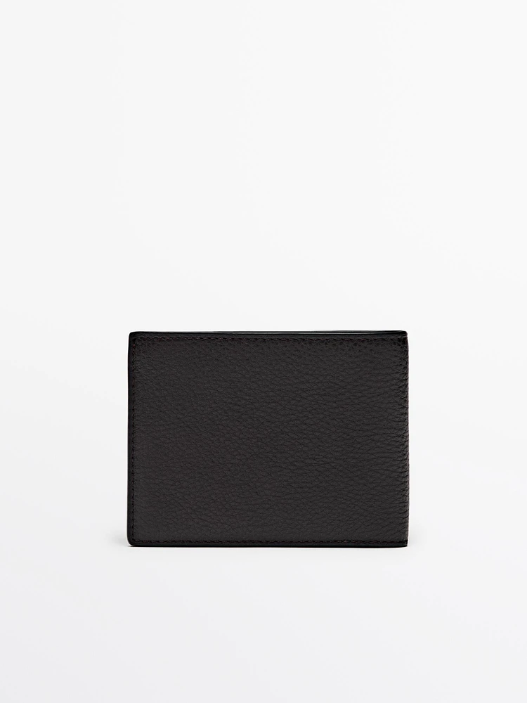 Nappa leather landscape wallet