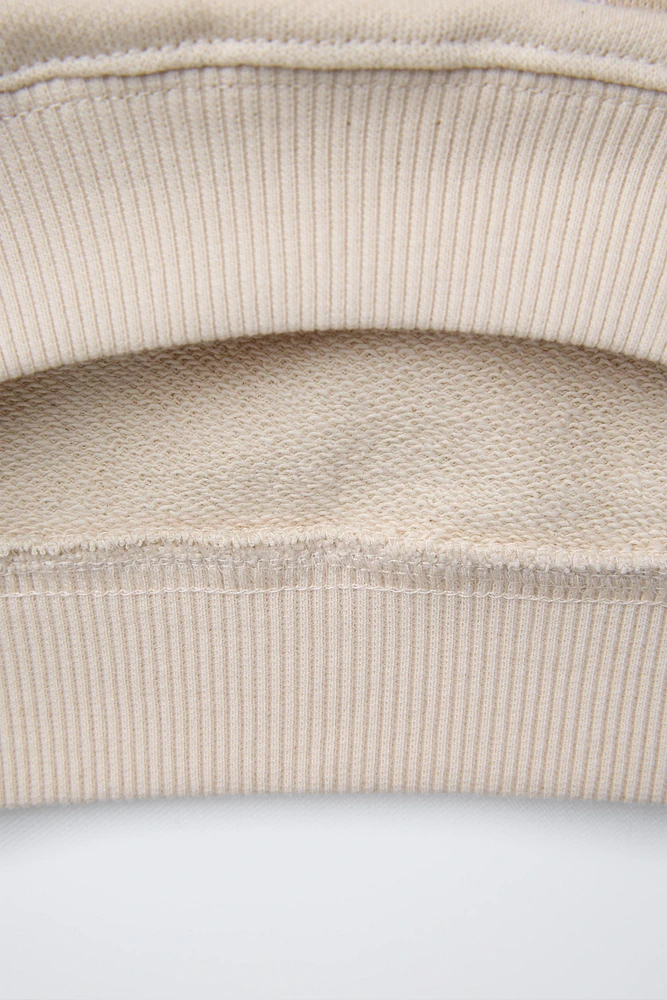 SWEAT LACET DENTELLE