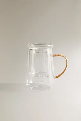 INFUSER GLASS MUG