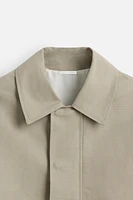 COTTON AND LINEN BLEND JACKET