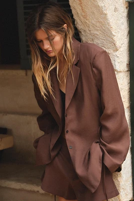 THIN BELT BLAZER
