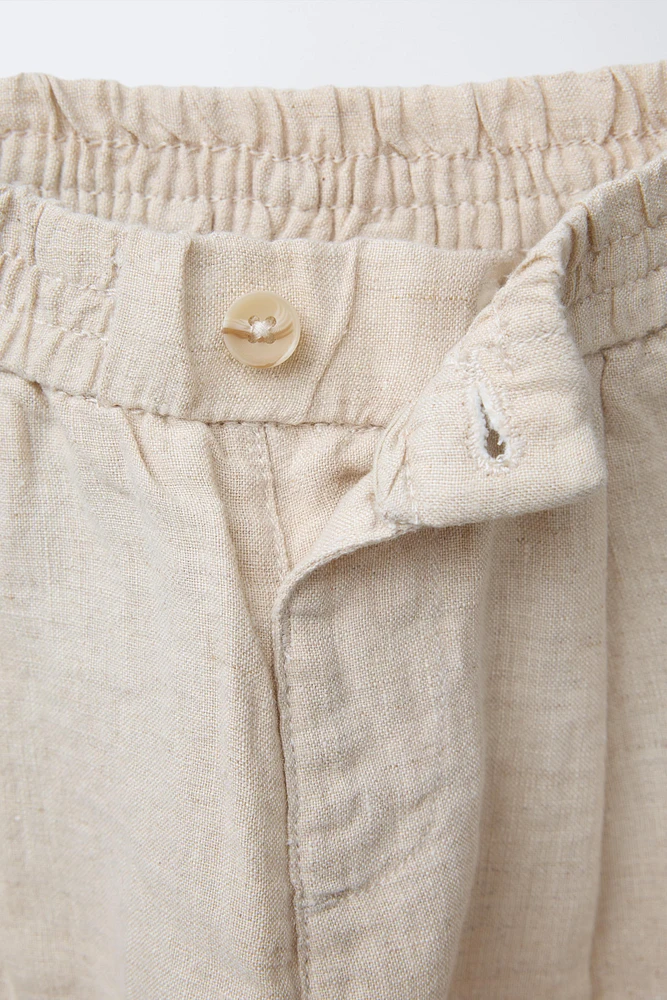 100% LINEN BALLOON PANTS