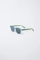 CLEAR FRAME SUNGLASSES