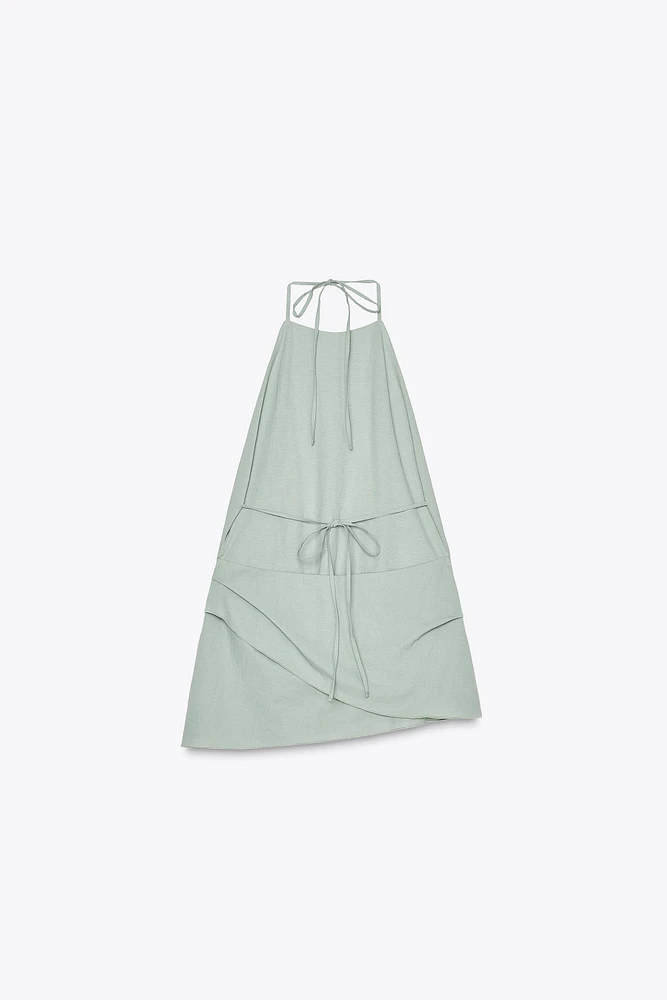 OPEN BACK HALTER TOP