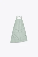 OPEN BACK HALTER TOP