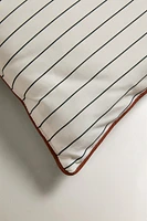STRIPED OUTDOOR LOUNGER TOPPER
