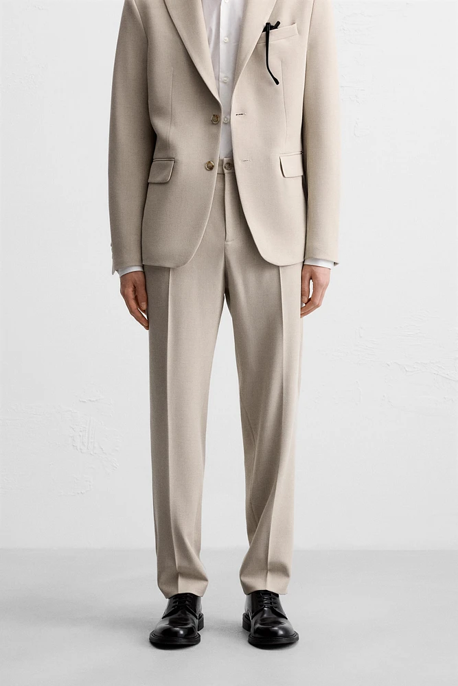 SLIM FIT SUIT PANTS