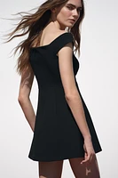 OFF-THE-SHOULDER MINI DRESS
